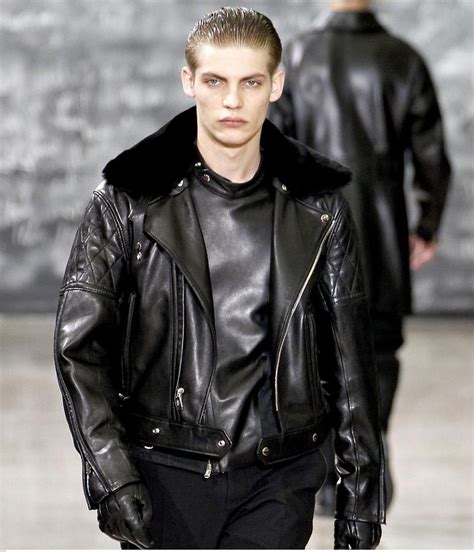 Men's Yves Saint Laurent Leather Jackets 